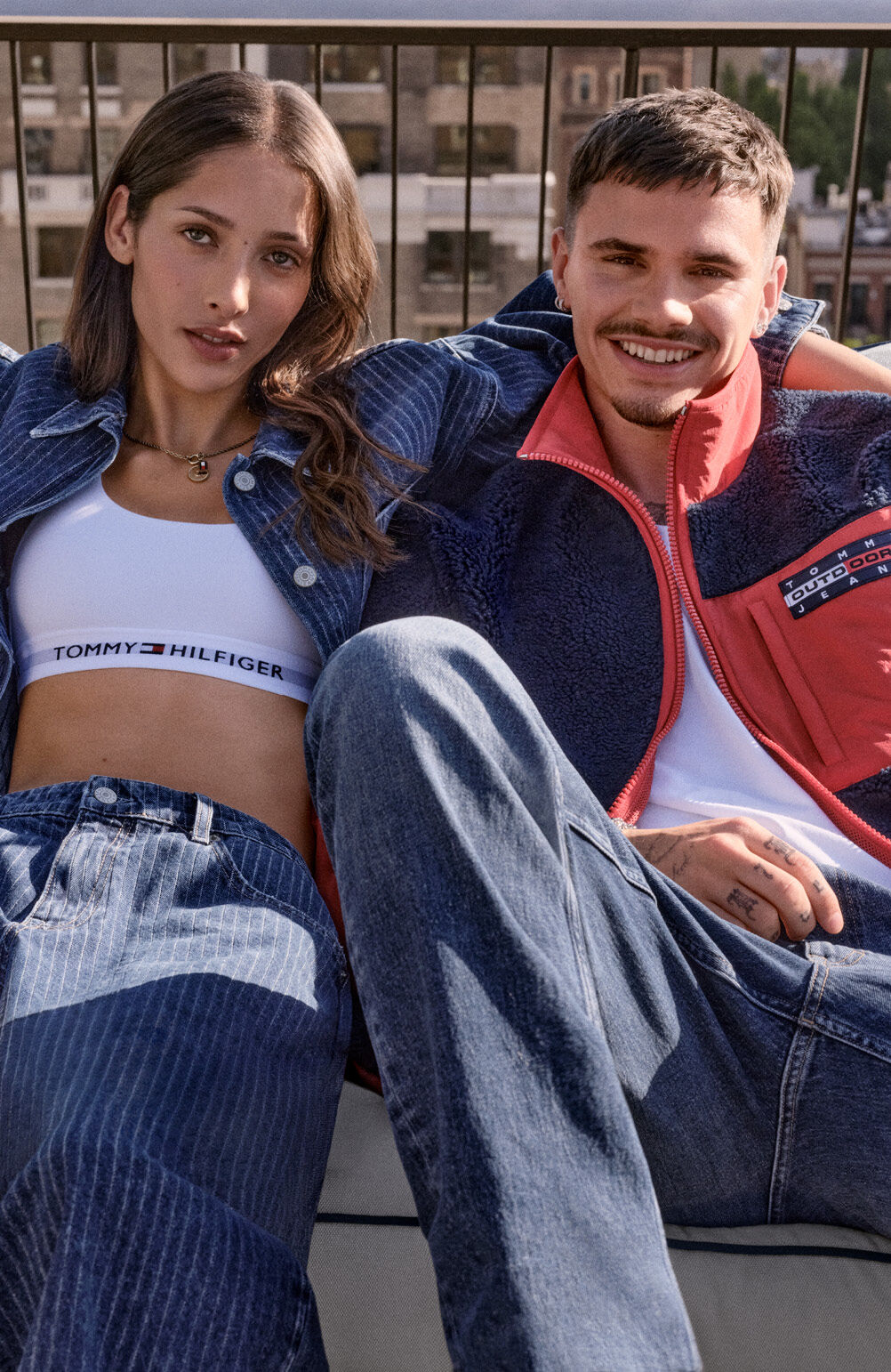 Join Romeo Beckham in New York City and discover signature Tommy denim fits.